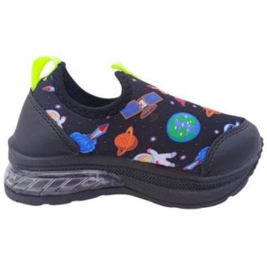 Imagem de Tênis Infantil Masculino Calce Fácil Menino Sapato Confortável Moda Inverno Presente Esportivo-Masculino