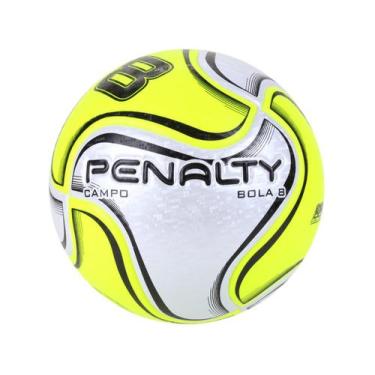 Imagem de Bola de Futebol de Campo 8 X BC-AM - Penalty, Branco, 69,5