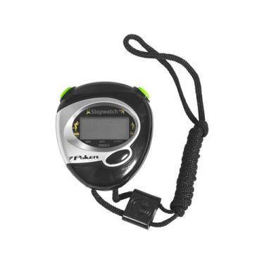 Imagem de Cronômetro Digital Poker Start com Alarme, Preto e Verde