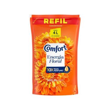 Imagem de Amaciante roupa comfort concentrado 900ml sache energia floral, Energi