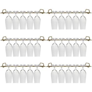 Imagem de Conjunto 6 Organizadores Porta Taças 42cm Suportes Para Pendurar Taças
