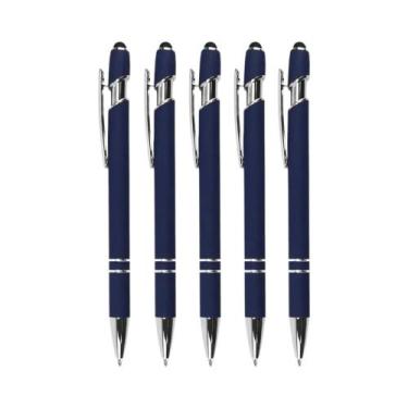 Imagem de Caneta Esferográfica De Metal 2 Em 1, 1,0 Mm, Tinta Preta, 5-10 Peças 