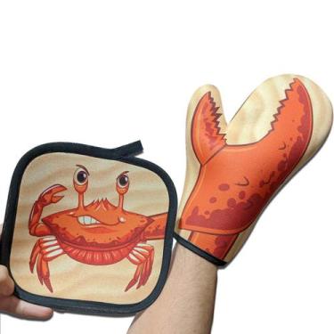 Imagem de Luva Térmica para forno Garra de Caranguejo Cozinha Criativa - Geek Vi