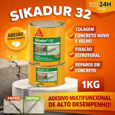 Imagem de Adesivo Epóxi Estrutural Sikadur 32 Fluido Bicomponente para Concreto 