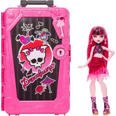Imagem de Set de Muñeca Monster High Skulltimate Secrets Draculaura con Maleta