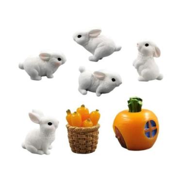 Imagem de Figurinha De Coelho Kawaii Para Natal E Páscoa, Acessórios De Decoraçã