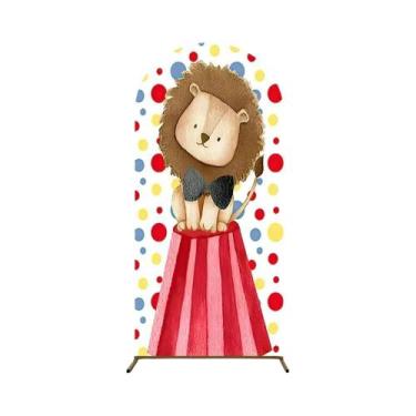 Imagem de Fundo De Arco De Desenho Animado Em Tecido Elástico Para Acessórios De