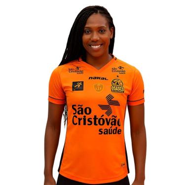 Imagem de Camisa de Vôlei Osasco 2026 Laranja Feminina-Feminino