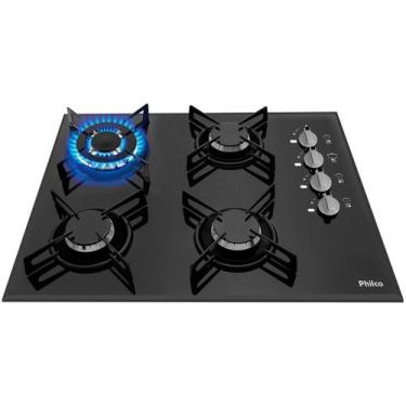Imagem de Cooktop A Gás Philco 4 Queimadores Cook Chef 4 TC Bivolt, Preto, Bivol