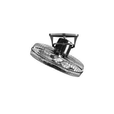 Imagem de Ventilador de teto 360g 50cm preto 6 pas bivolt venti-delta, Preto, Bi