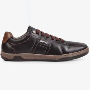 Imagem de Sapatênis Couro Ferracini Lexus 7048 267C Masculino-Masculino