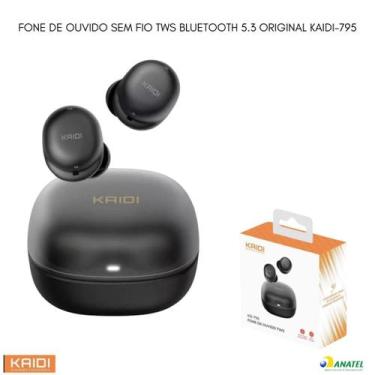 Imagem de Fone Bluetooth Kaidi Kd-795 Redução De Ruído Lançamento 2024, preto