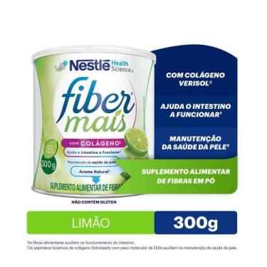 Imagem de FiberMais Colágeno Mix de Fibras Sabor Limão FIBERMAIS 300g