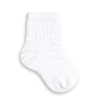 Imagem de Meia Infantil Cano Médio Algodão Lupo 2820-001 Punho Soft, Branco, 34/