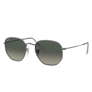 Imagem de Óculos de Sol Original Ray-Ban em Metal Unissex RB3548N, Pequeno, Cinz