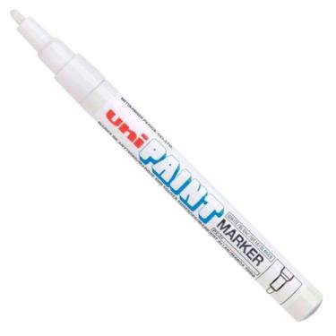 Imagem de Marcador Caneta Permanente Uni Paint Marker  PX21 Traçado 0,8mm a 1,2m