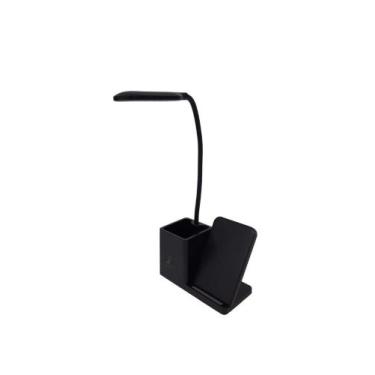 Imagem de Luminária de Mesa Flexível Led Porta Caneta com Carregamento Sem Fio P