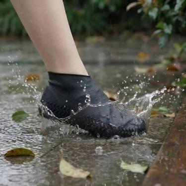 Imagem de Capa Chuva Tênis Sapato Silicone Impermeável Antiderrapante - GRX, Pre