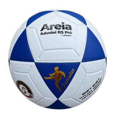 Imagem de Bola Futevôlei Areia Altinha Fut Mesa Vulcanizada n5 Oficial, Azul