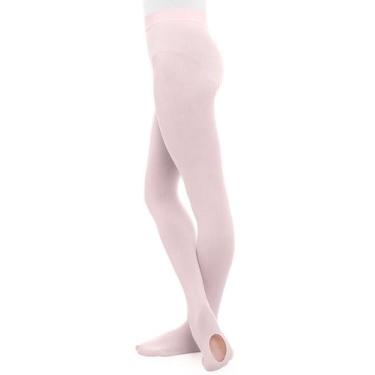 Imagem de Meia-Calça Infantil Pé Conversível TS40 Ballet Só Dança Rosa Cor:RosaT