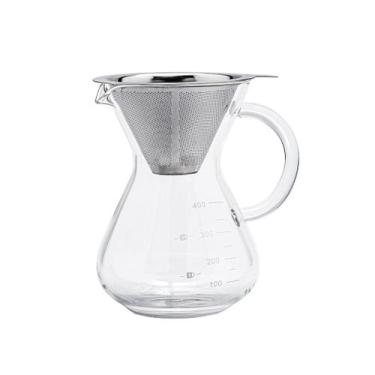 Imagem de Passador De Café 400Ml Com FIltro Em Aço Inox Oxford