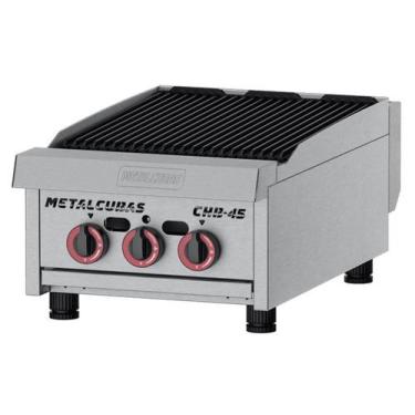 Imagem de Char Broiler a Gás CHB45 45cm com 2 Queimadores Metalcubas