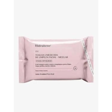 Imagem de Hidrabene Toalha Umedecida de Limpeza Facial  Micelar 25 unidades