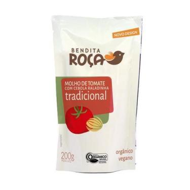 Imagem de Kit 3X: Molho de Tomate Tradicional Orgânico Bendita Roça 200g