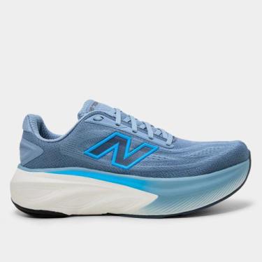 Imagem de Tênis New Balance Fresh Foam x More V6 Masculino, Azul, Cinza, 43