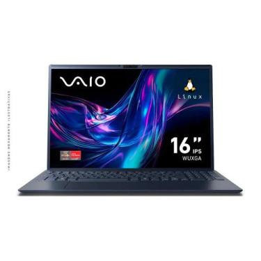 Imagem de Notebook vaio fe16 256gb ssd linux 8gb ram tela 16 cinza