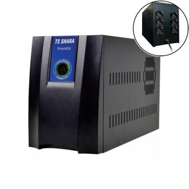 Imagem de Estabilizador Powerest2 2000VA com Auto Diagnóstico e Partida com Cruzamento no Zero Preto TS Shara