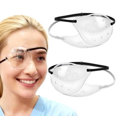 Imagem de Protetor Ocular FSJLT Transparente de Plástico Pós-Cirurgia de Catarat