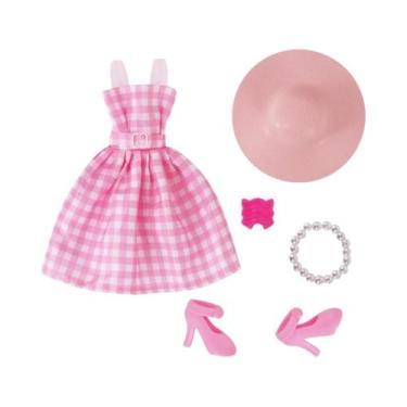 Imagem de Acessórios De Mobiliário Para Casa De Bonecas Barbie, Cama, Espelho, R