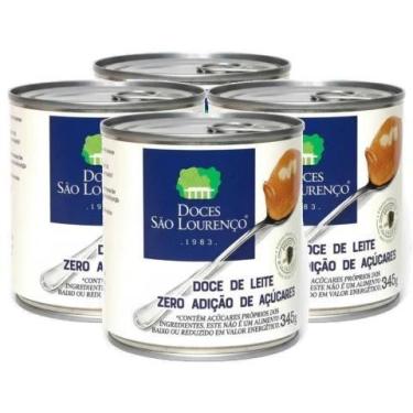 Imagem de Kit 4 Doce de Leite Diet S LOURENCO Zero Ad.Açucar 345g - São Lourenço