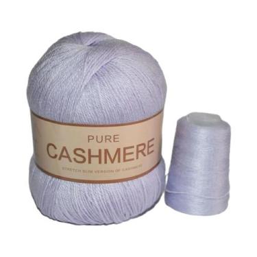Imagem de Fio De Lã Cashmere Para Tricô De Cachecol De Bebê 70g - Fio Para Croch