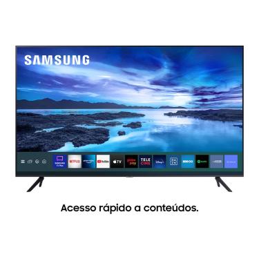 Imagem de Smart TV 75" UHD 4K Samsung 75AU7700, Processador Crystal 4K, Tela sem limites, Visual Livre de Cabos, Alexa built in, C