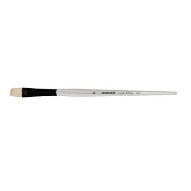 Imagem de Pincel Daler Rowney Graduate Bright Quadrado Curto N°10 Cerda Natural Cabo Longo