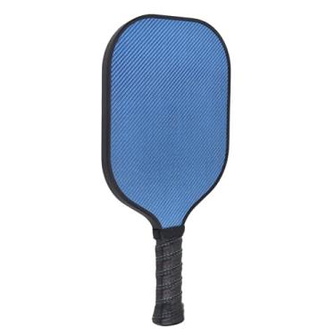 Imagem de Raquete de pickleball para esportes ao ar livre, raquete de pá de pickleball PP portátil com alça almofadada absorvente de superfície de galvanização