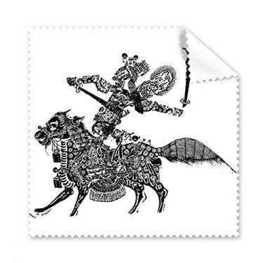 Imagem de Pano de limpeza feminino tradicional Shadow Play, ópera chinesa, 5 peças