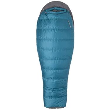 Imagem de Marmot Saco de dormir feminino Lozen 30, leve, classificação de 30 graus, tarde da noite/ônix de aço, regular
