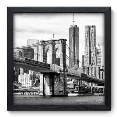 Imagem de Quadro Decorativo - New York - 33cm x 33cm - 029qnmbp