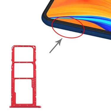 Imagem de HONGYAN Peças de substituição de telefone celular Bandeja de cartão SIM + Bandeja de cartão SIM + Bandeja de cartão micro SD para Huawei Y6s Acessórios telefônicos