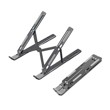 Imagem de Suporte para laptop MaxBook Pro, suporte dobrável de liga de alumínio para tablet, suporte para notebook