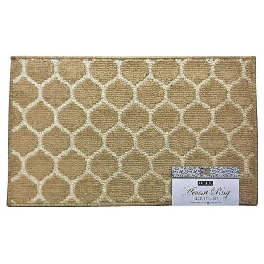 Imagem de Tapete com estampa de ovelha moderna, antiderrapante para casa, cozinha, tapete de chão, tapete confortável para ficar em pé e entrada, 43 x 71 cm, Tan, 17" by 28"