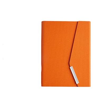 Imagem de Caderno de folhas soltas com fivela de metal tri-fold, treinamento de escritório de negócios A5, bloco de notas para estudantes universitários, A1,1pcs