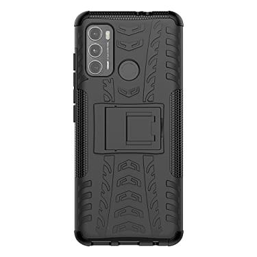 Imagem de For Motorola Moto G60 Tire Texture Shockproof TPU+PC Protective Case with Holder