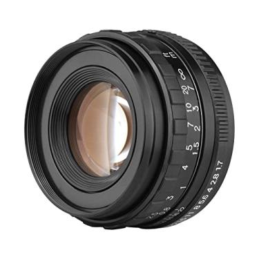 Imagem de Lente de câmera de grande abertura de 50 mm F1.7, foco manual, lente principal, substituição de montagem PK para câmeras full frame Pentax K1/K-1 Mark II