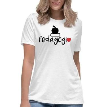 Imagem de Camiseta Pedagogia Love Curso Faculdade Camiseta Profissão - Mago Das