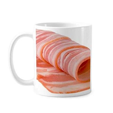 Imagem de Caneca de cerâmica com textura de comida de carne crua de cerâmica xícara de porcelana de café