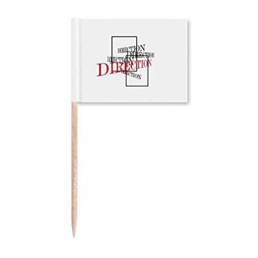 Imagem de Marcador de palito de dente com posição de zoom da caixa decoração de festa